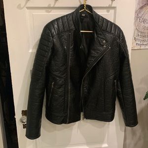 38 R MENS fantastic faux leather H&M Moto jacket